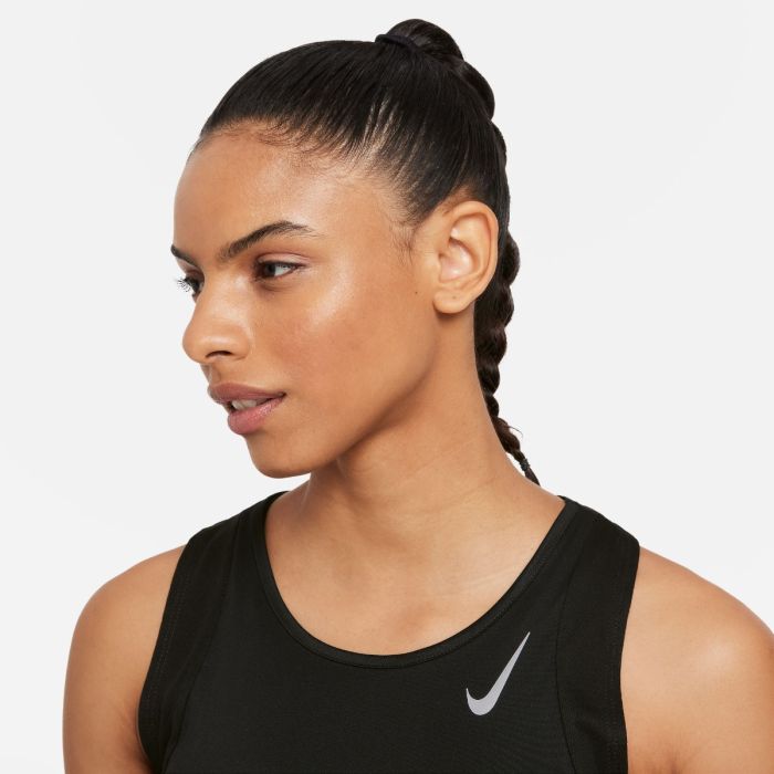Nike Dame T-shirts Dri-FIT Race Singlet Sort