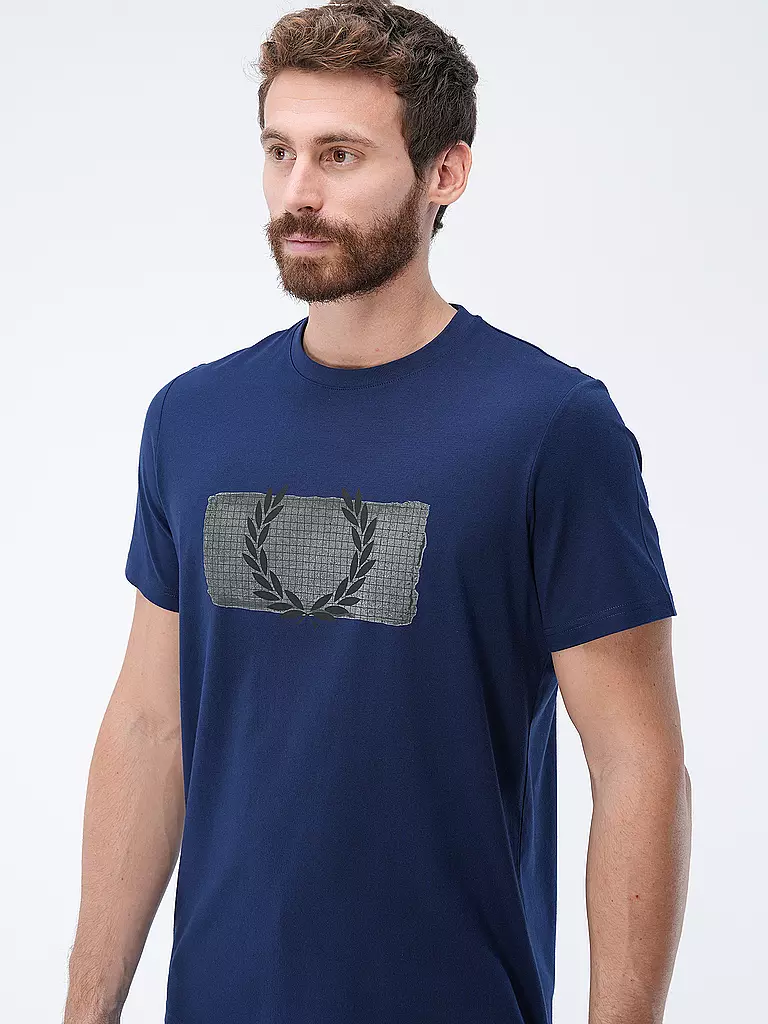 FRED PERRY T-Shirt blau