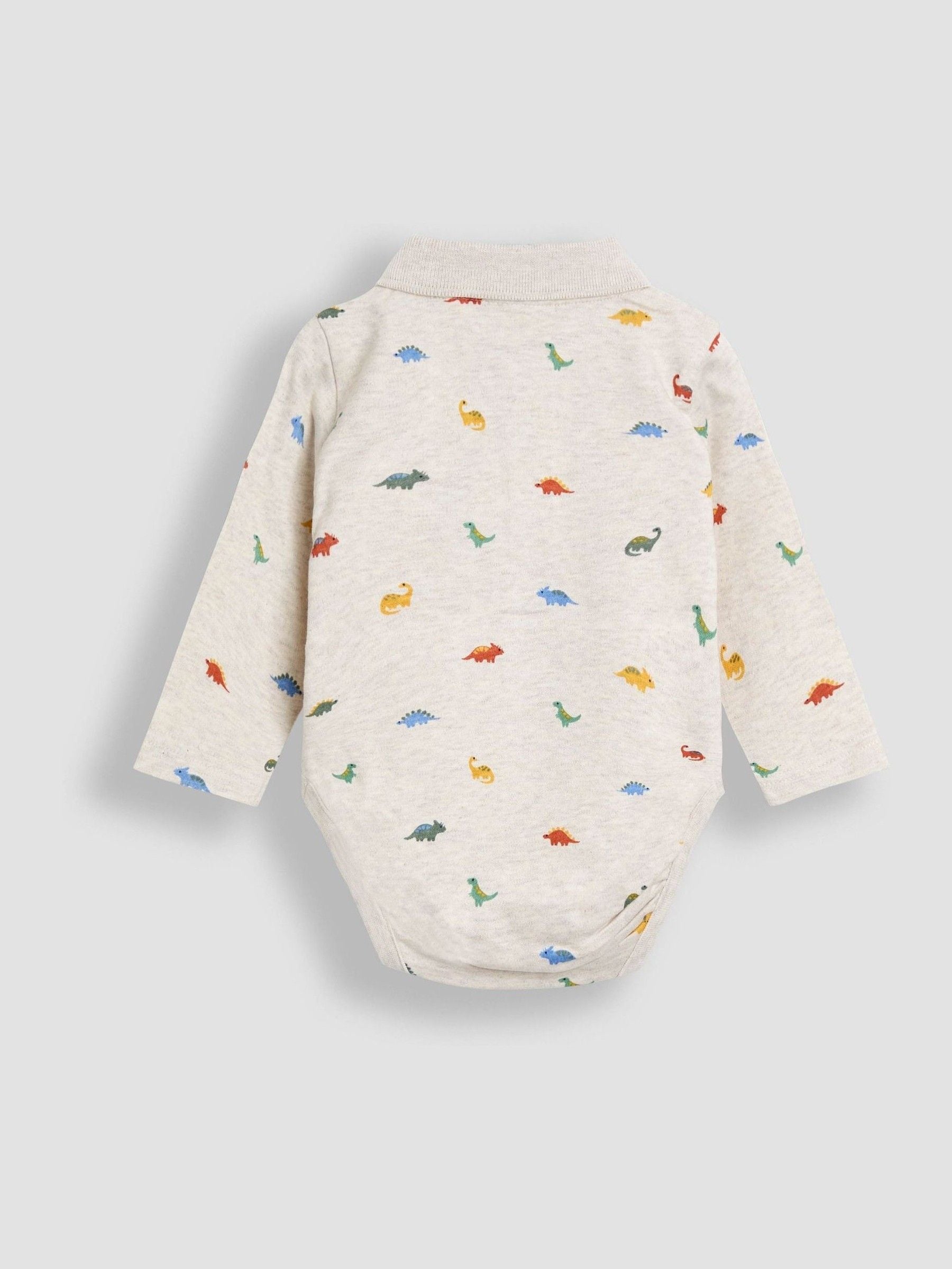 Neutraal met dinosaurus - JoJo Maman Bébé Print Polo Body