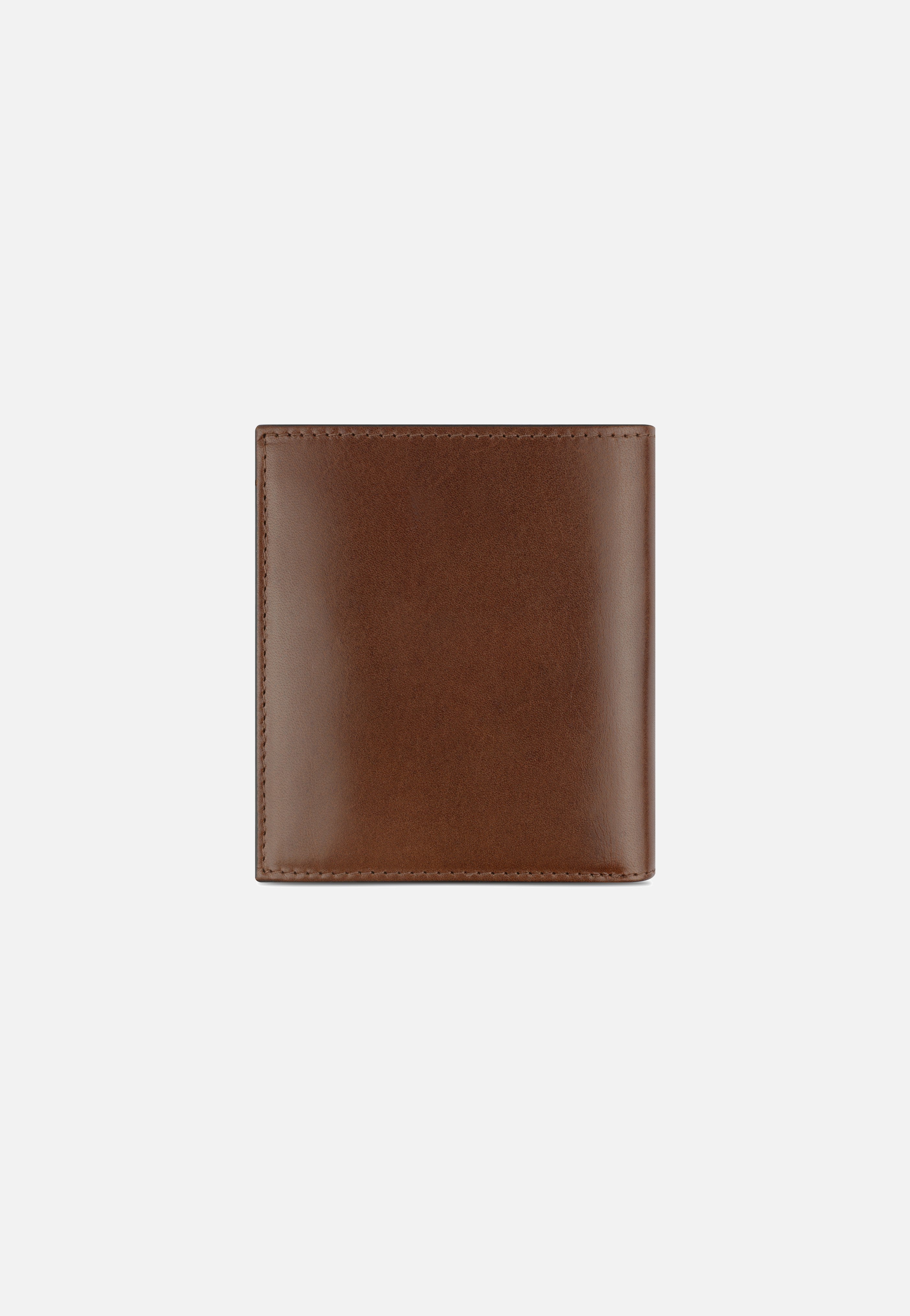 Nobile Vertical Small with Flap Cognac - Portemonnaie