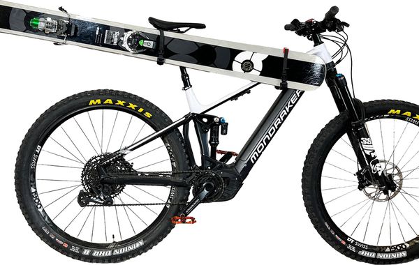 SKI RACK  03 Skiträger für Velos  schwarz