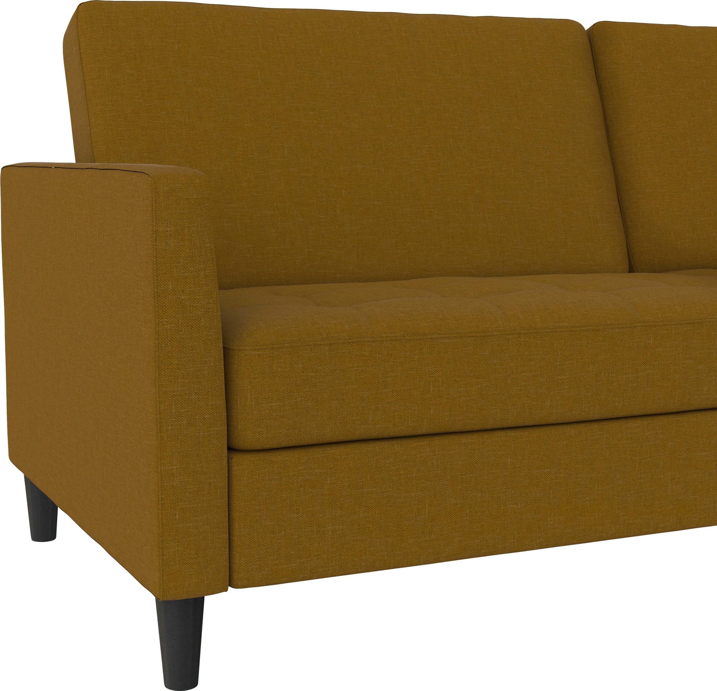 Dorel Home 3-Sitzer »Presley« Sofa mit Bett-Funktion und verstellbarer Rückenlehne
