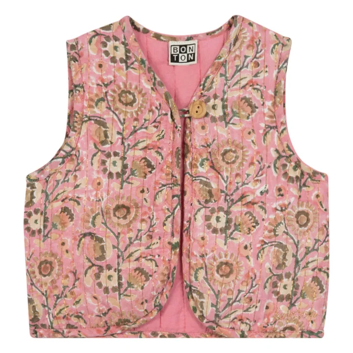 Bonton Gilet sans Manches Betib | Rose