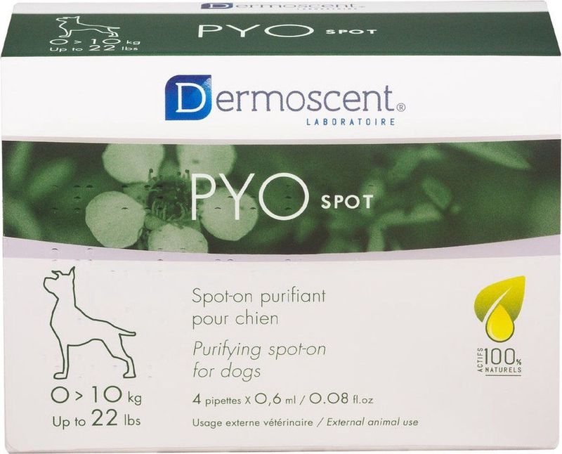 DERMOSCENT - Pyospot - Huidverzorging - Multicolor - Voor Honden tot 10kg