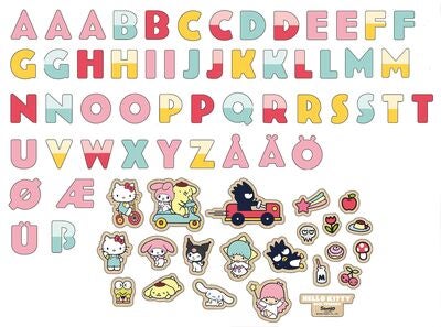 Hello Kitty Magnetbokstaver og Figurer