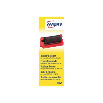Avery - 5 Rouleaux encreur noir pour pince à étiqueter Avery
