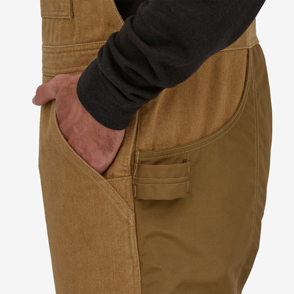 Iron Forge Herren-Latzhose aus Hanf-Canvas mit Isolierung – Kurz