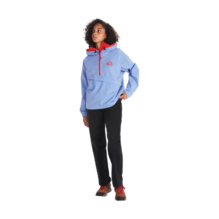 Marmot 96 Active Anorak Women Getaway Blue/Victory Red