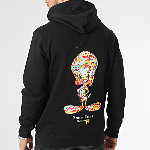 Sweat Capuche Tweety Graff Noir