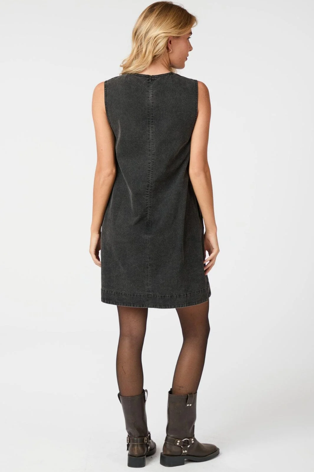 Neo Noir Livo Spencer Denim Dress 164397