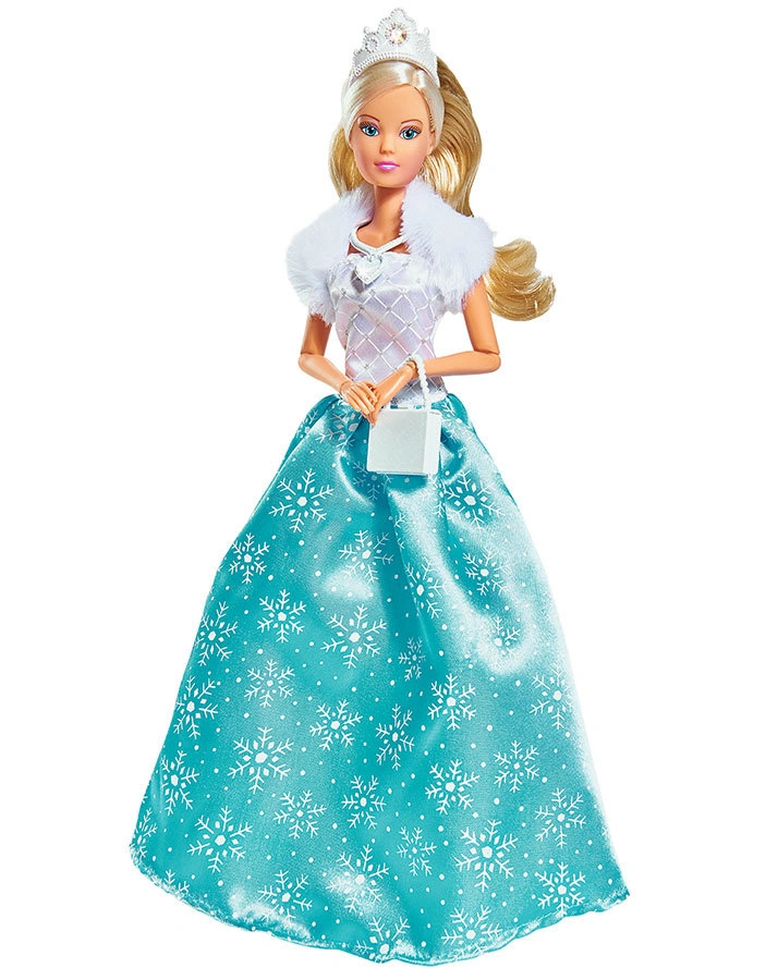 Puppenbekleidung Steffi LOVE – ICE PRINCESS 5-teilig in weiß/türkis