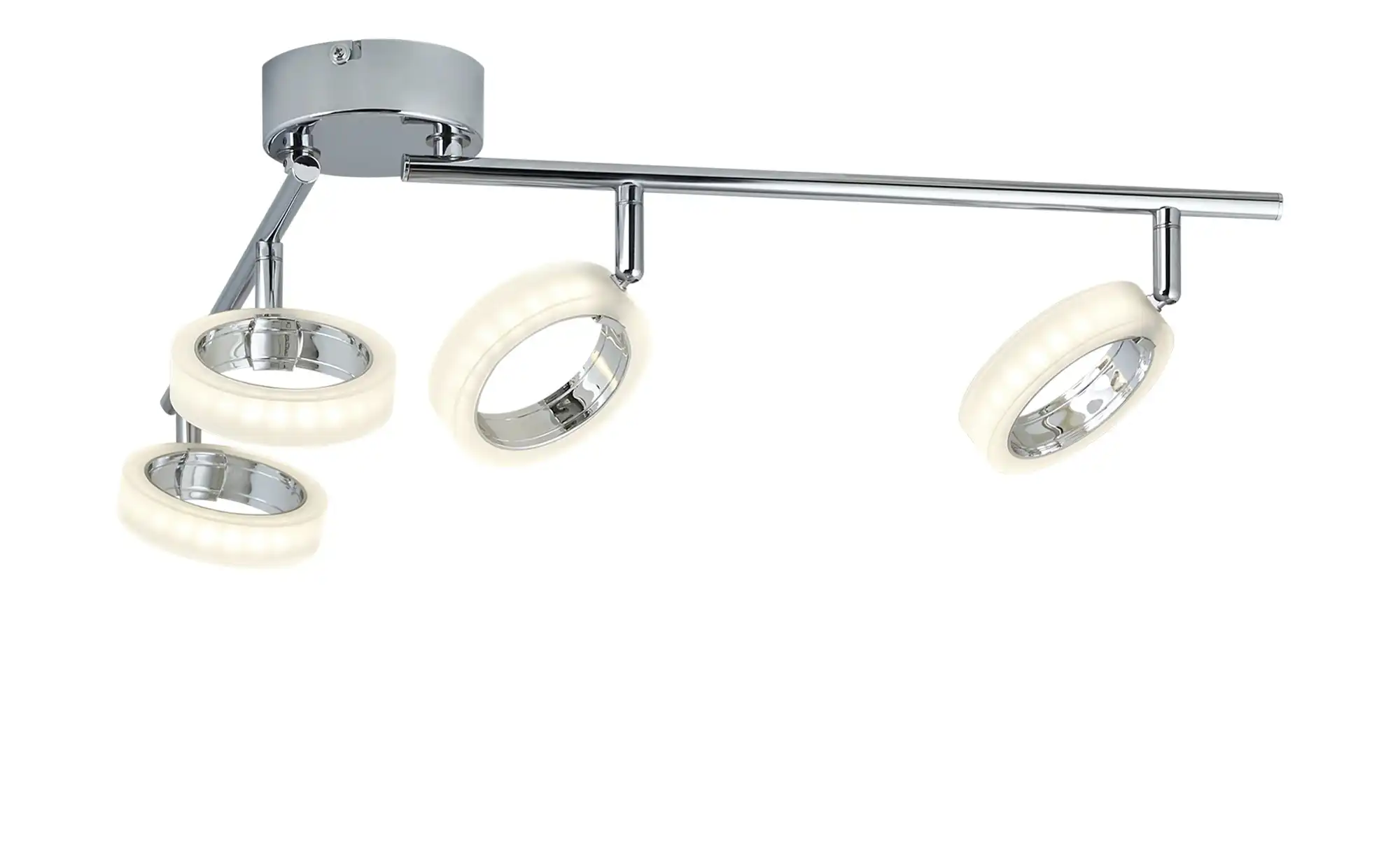 KHG LED-Deckenstrahler, 4-flammig, Acrylringe