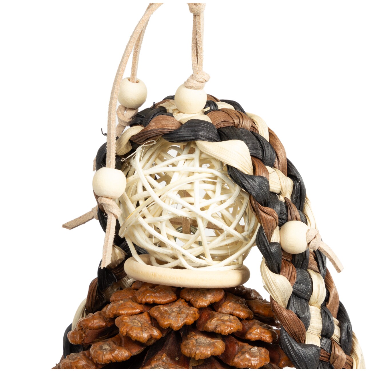 HappyBird Vogelspielzeug Cones Charm mit Zapfen