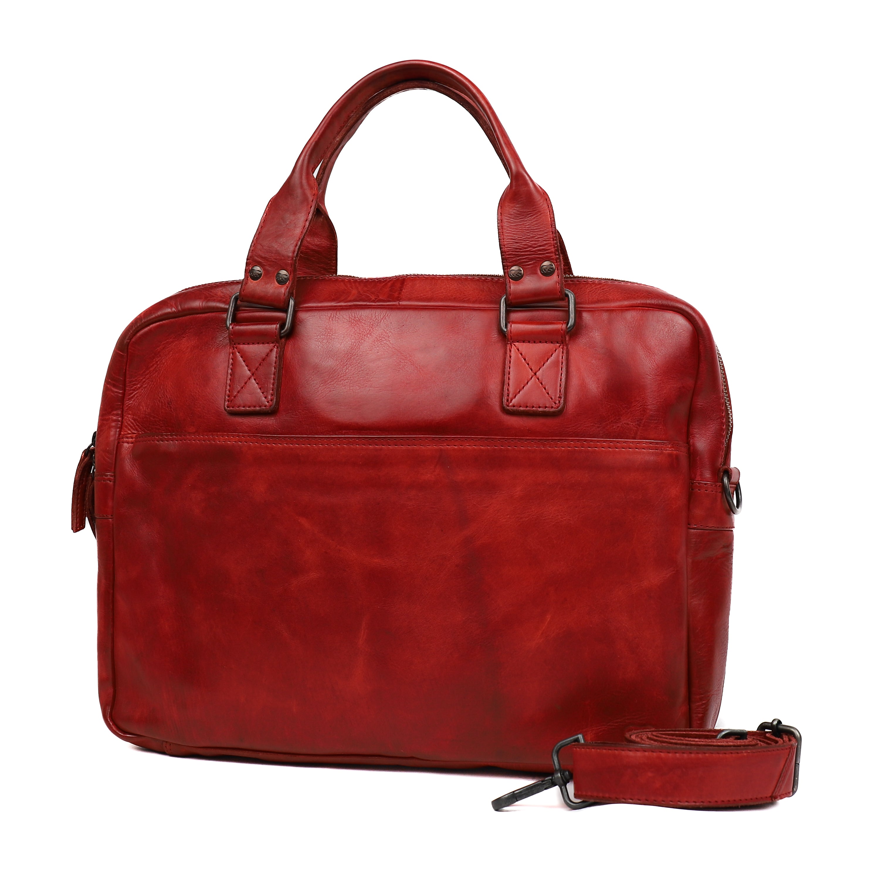 Laptoptas 'Leandro' rood Rood