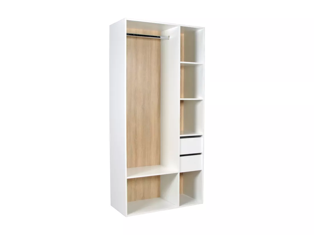 Dressing - L98 cm - Blanc et naturel - TAMOKA