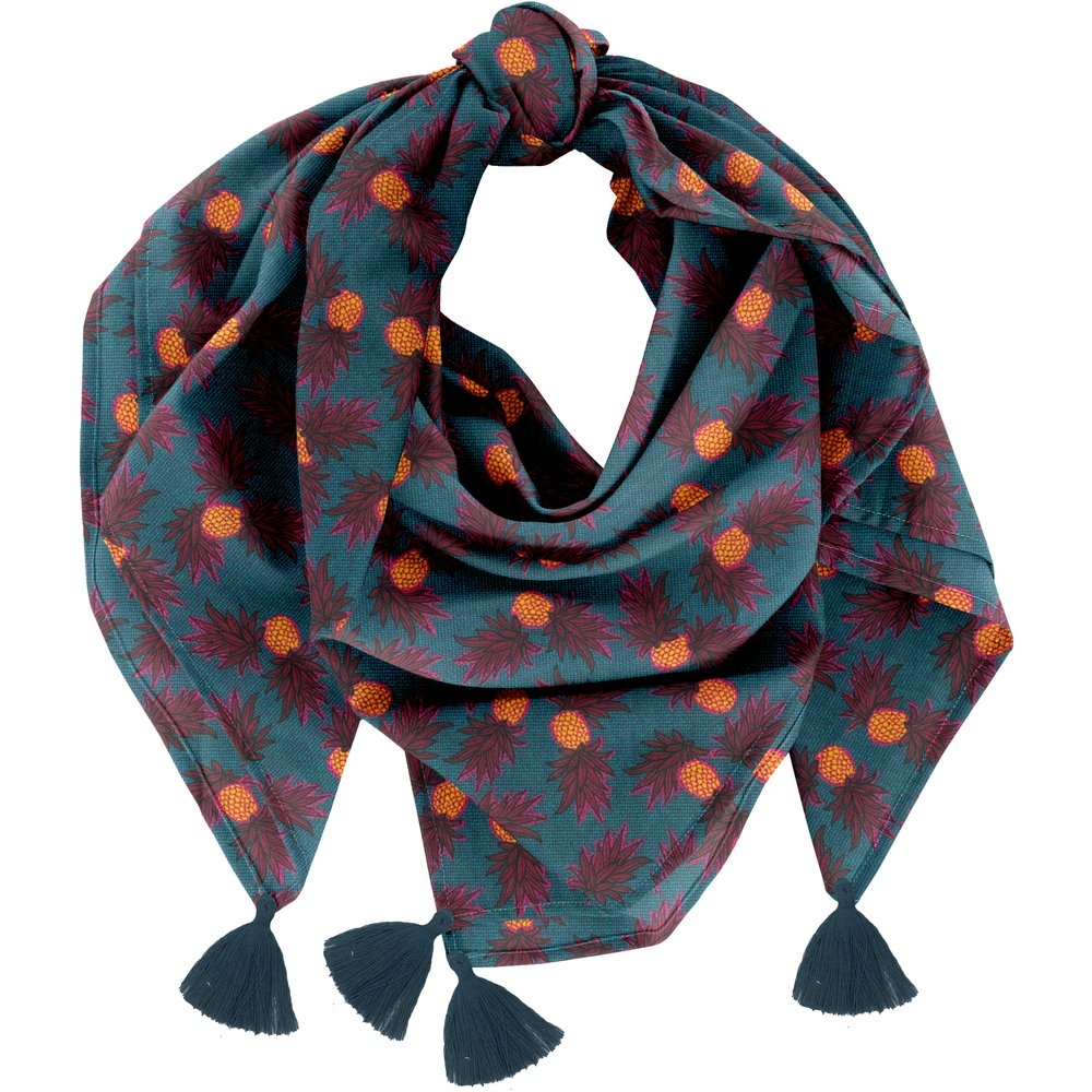 Foulard Pompon Ananas Party