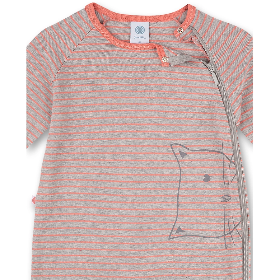 Sanetta Overall grau gestreift