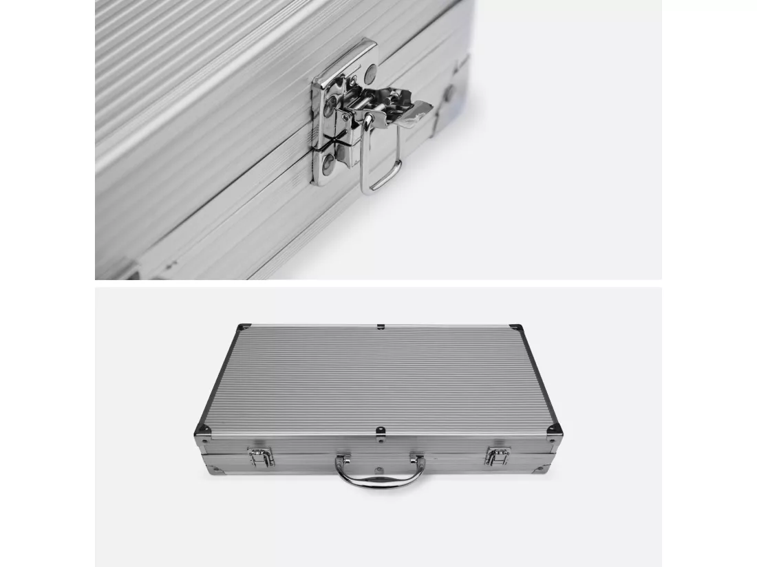 sweeek - Mallette d'ustensiles pour barbecue et plancha -18 pièces
