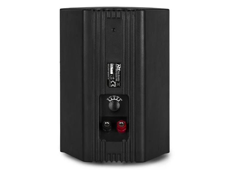 Power Dynamics Installationslautsprecher BC65 V Set Schwarz Wetterfestes Lautsprecher-Paar