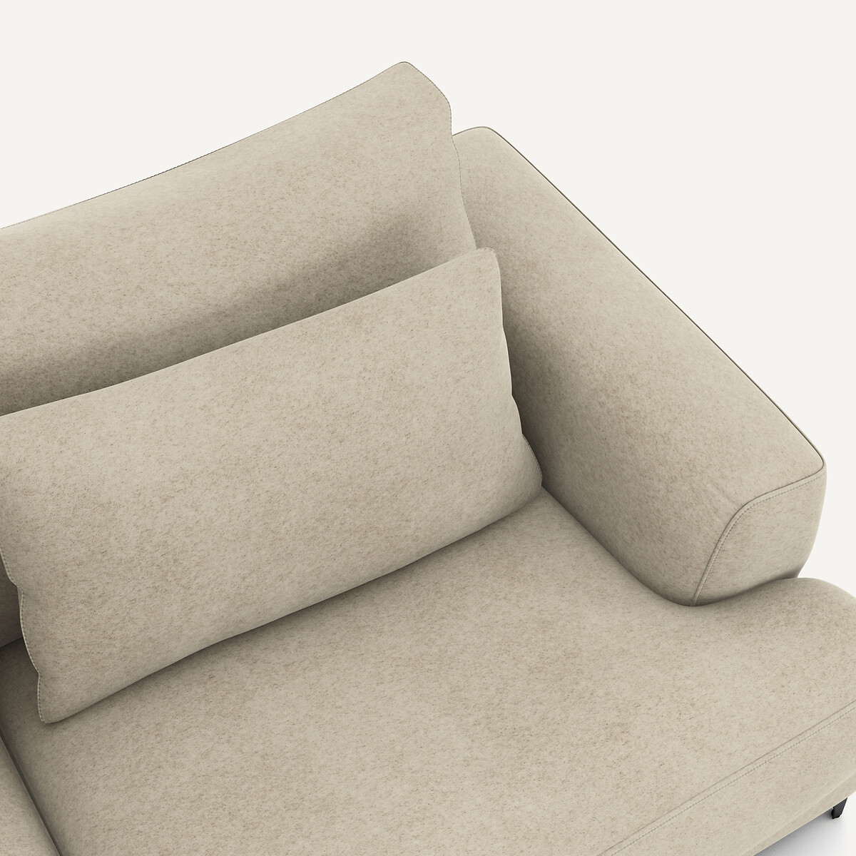 AM.PM<br>Sofá-cama de 3 lugares com forro de veludo, Marsile