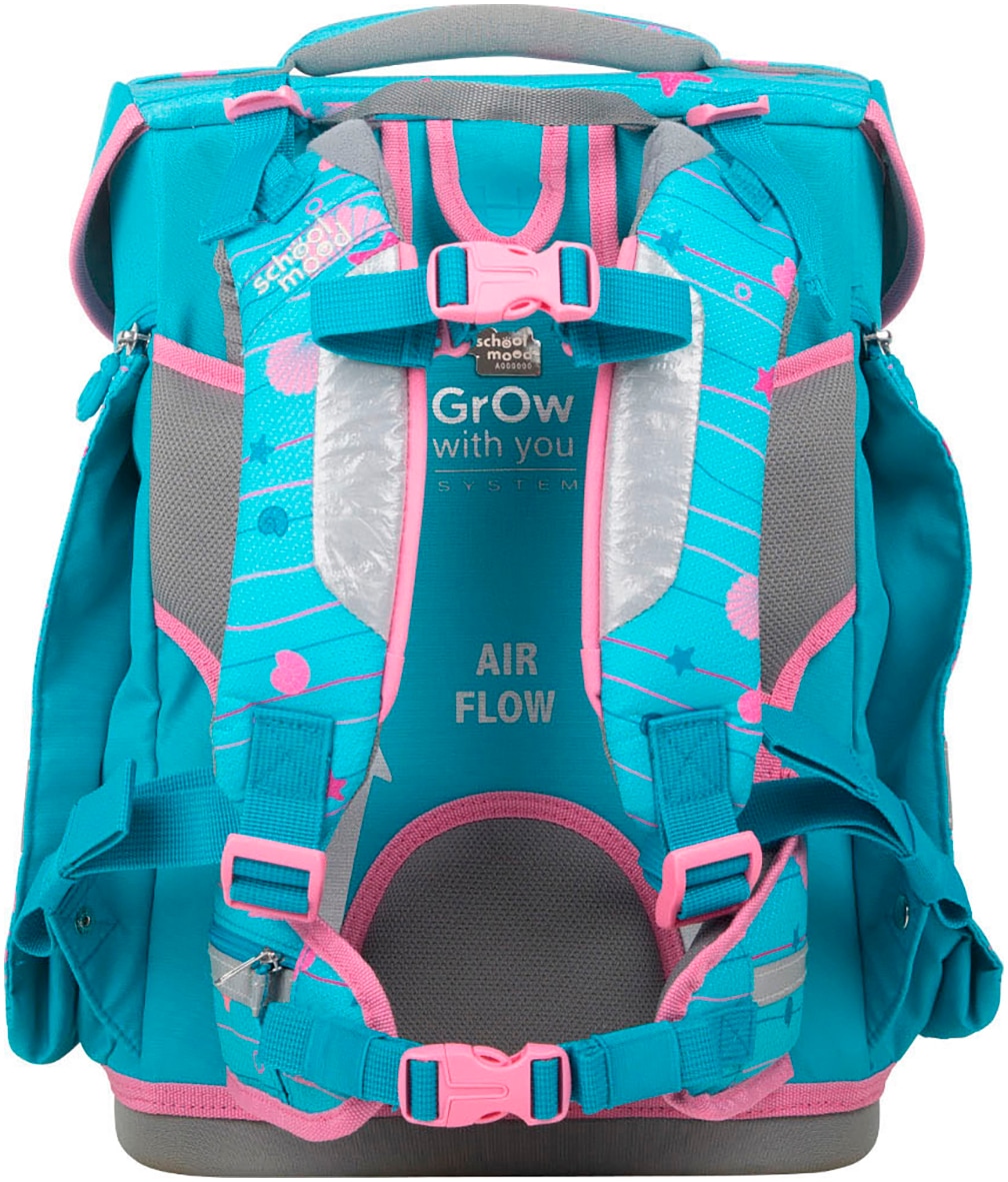 SCHOOL-MOOD® Schulranzen »Champion Maxx Pro« retroreflektierende Flächen mit LED-Patchy