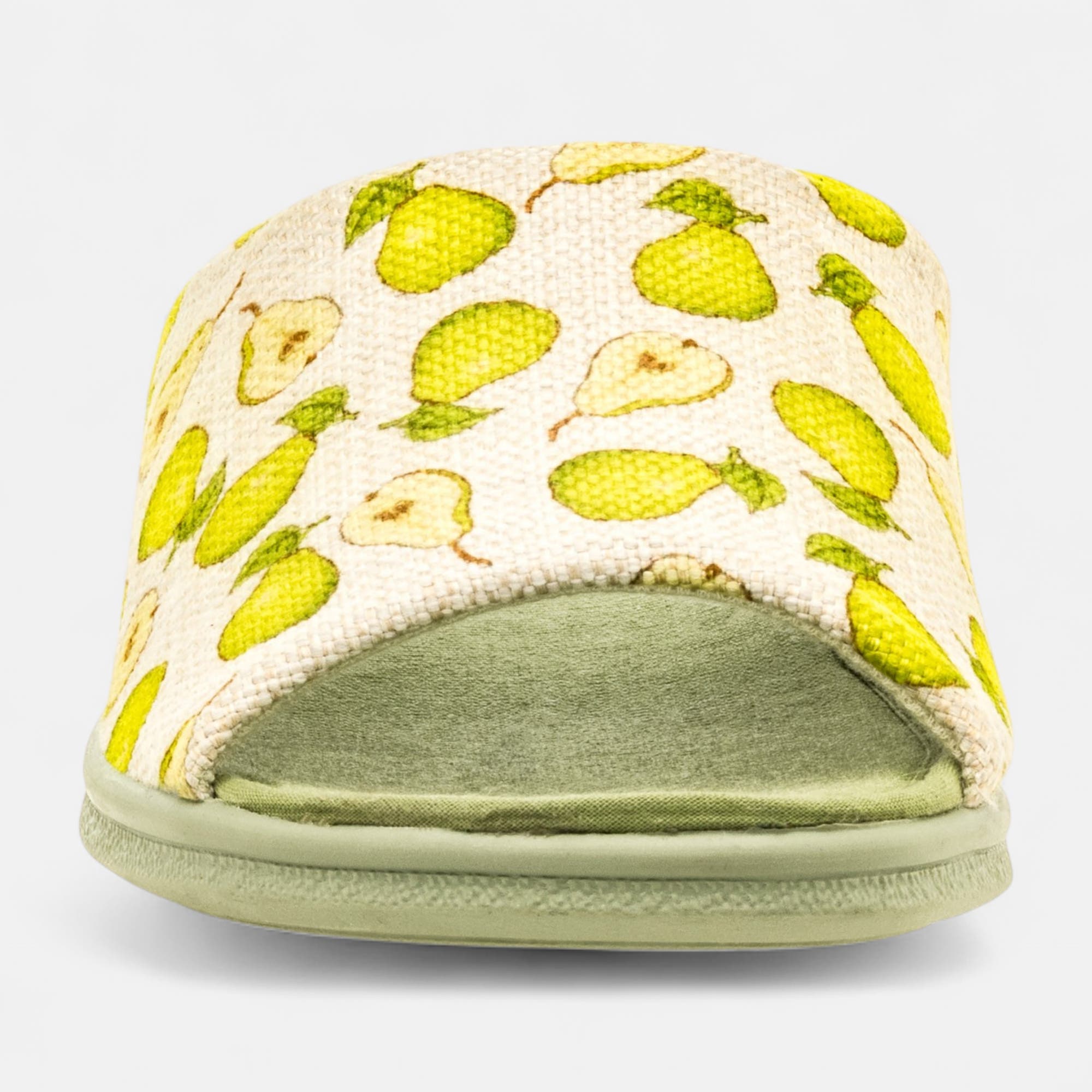 Pantoufles mules Femme vert clair