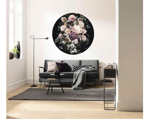 Zelfklevend fotobehang D1-030 Dot Enchanted Flowers Ø 125 cm