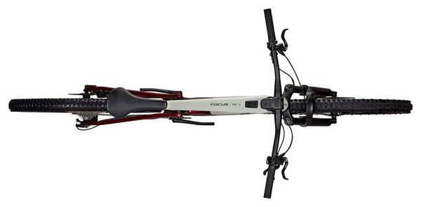 VTT Électrique Tout-Suspendu Focus VAM² SL 8.7 Shimano Deore 12V 430Wh 29'' Gris Rouge 2025