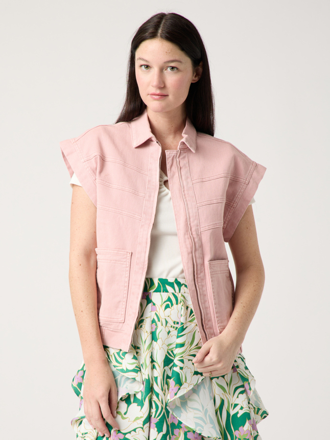 Veste manches courtes