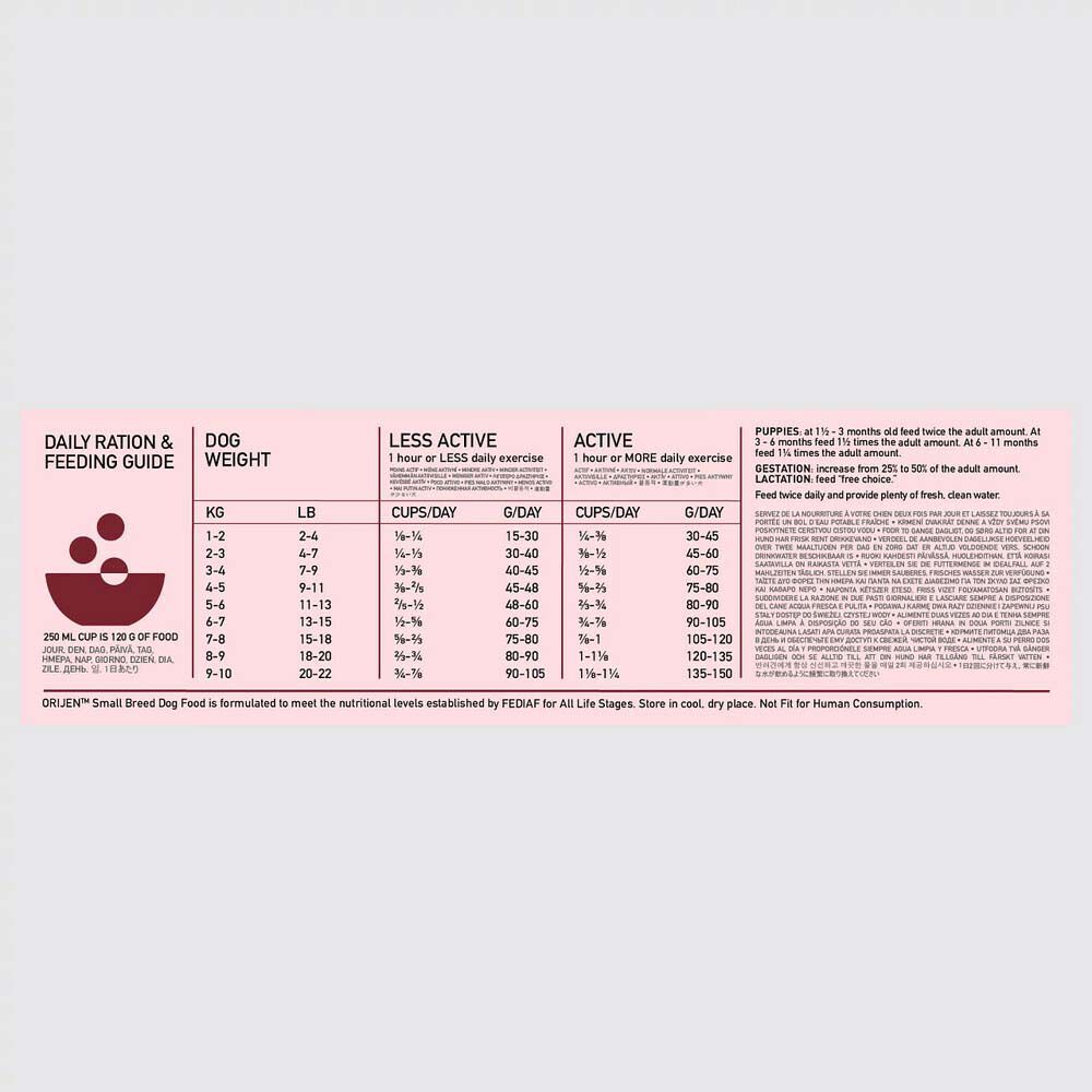 Orijen Small Breed Dog Whole Prey - Hondenvoer - 4.5 Kilogram - kip