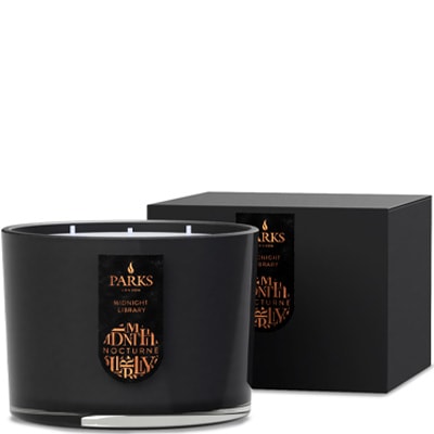 Bougie parfumée à 3 mèches - Librairie à Minuit - Nocturne - 370 g