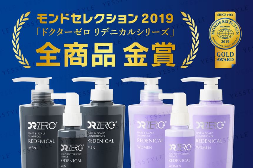 EWI Lab - DR ZERO Redenical Haar & Hoofdhuid Shampoo & Conditioner Set Mannen