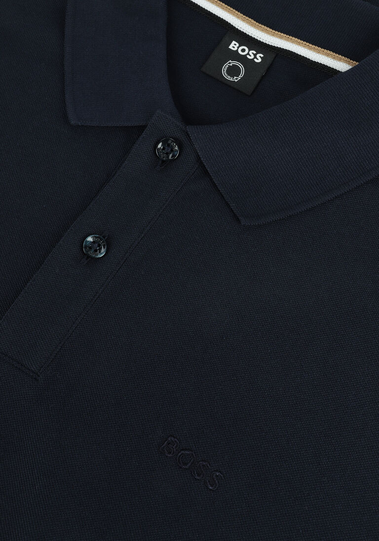 BOSS donkerblauwe boss polo pallas