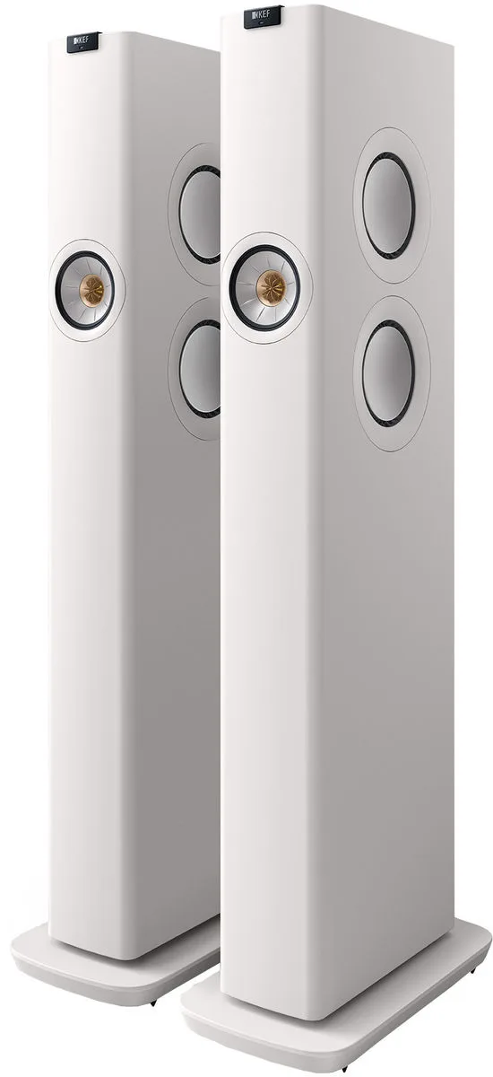 KEF LS60 Wireless Blanc mat Enceintes sans fil hi-fi