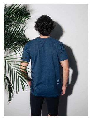 Maillot manches courtes Running Circle Agility Bleu