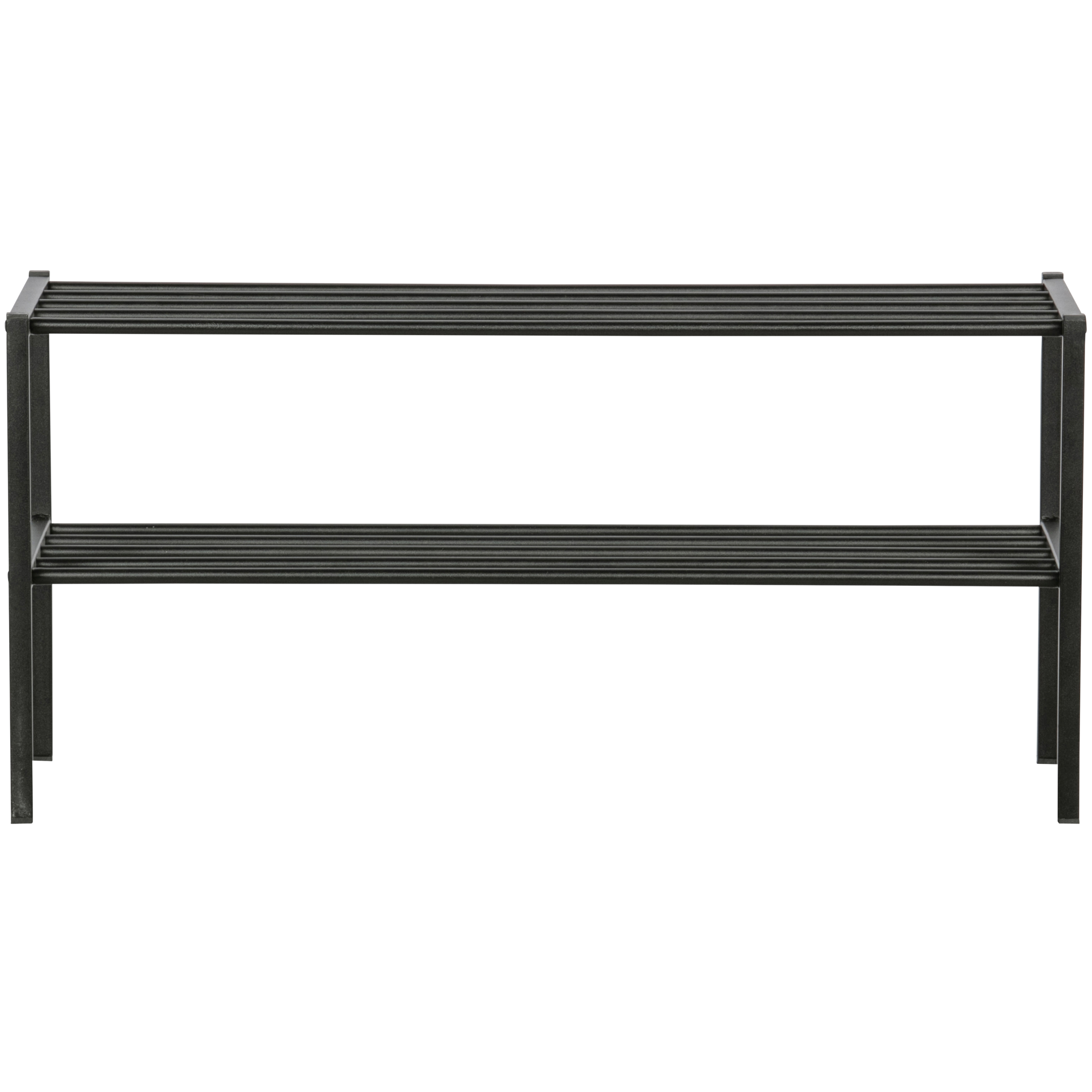 Schuhregal FERRO 2er Set 85 x 40 cm schwarz