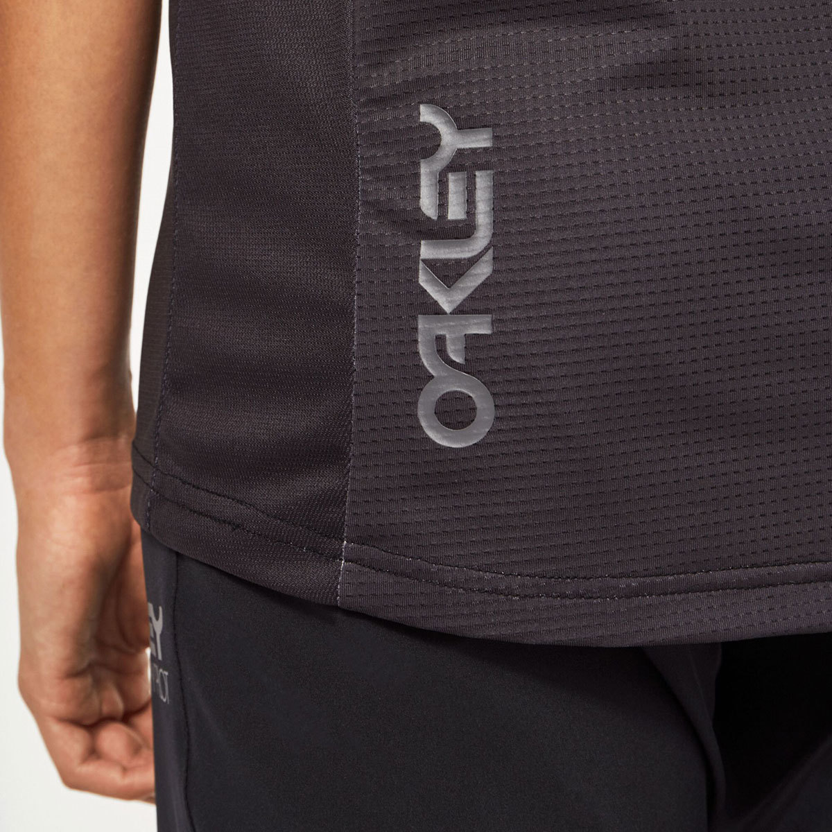 Oakley Factory Pilot Lite II MTB Fietsshirt Korte Mouwen Zwart Dames