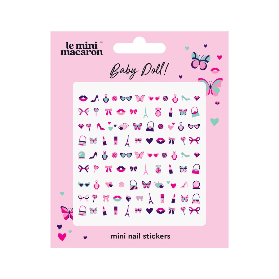 Le Mini Macaron Mini Nail Stickers Baby Doll