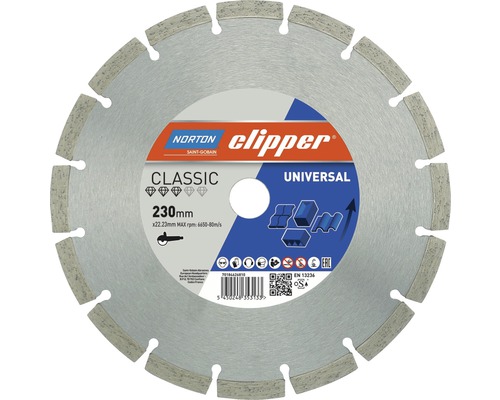 Norton Clipper diamantschijf Classic Universal Ø 115x22,23 mm