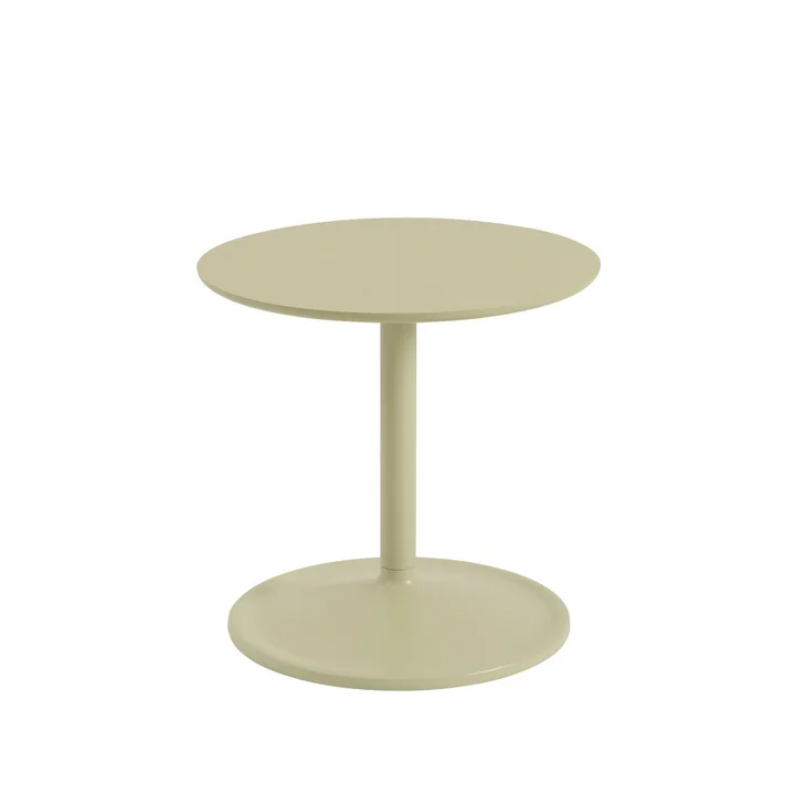 Muuto - Soft Beistelltisch, Ø 41 cm, H 40 cm, beigegrün