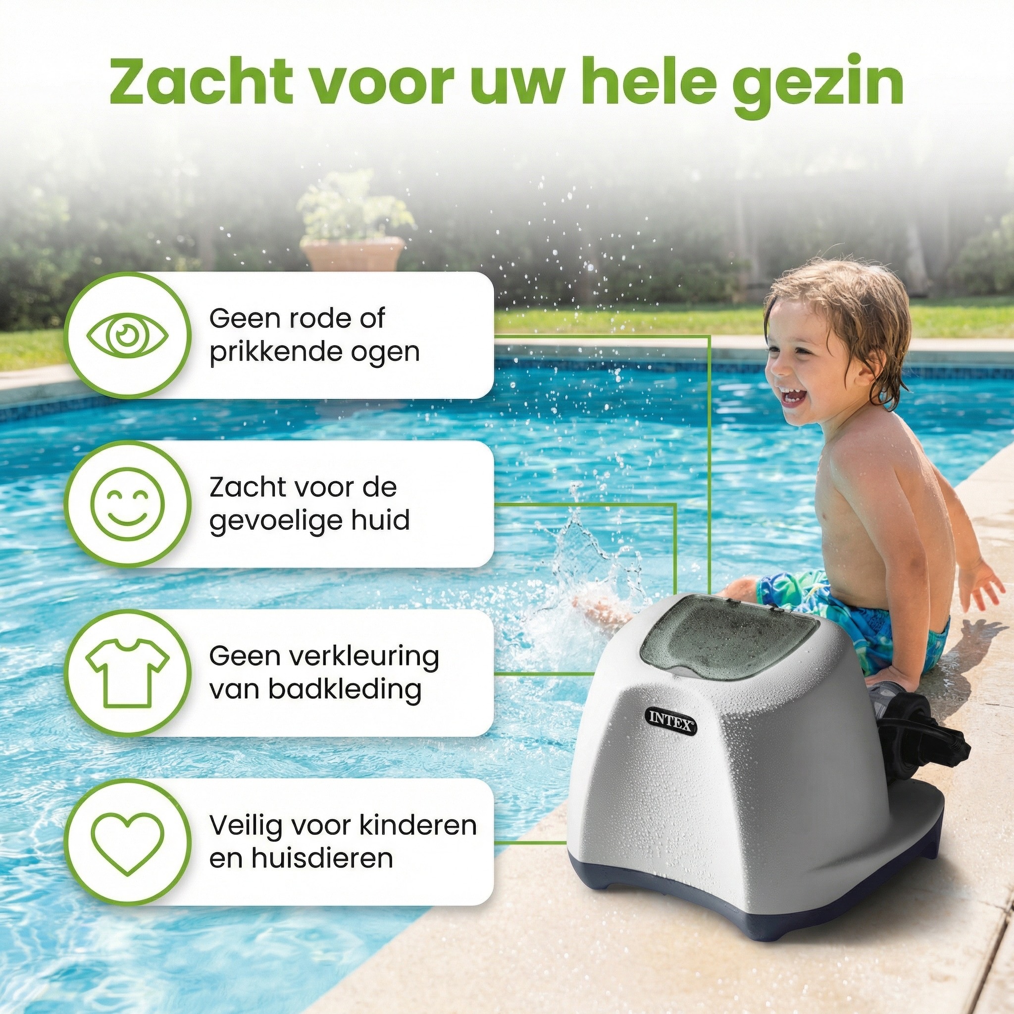 Intex QS1200 zoutwatersysteem - 56800 liter