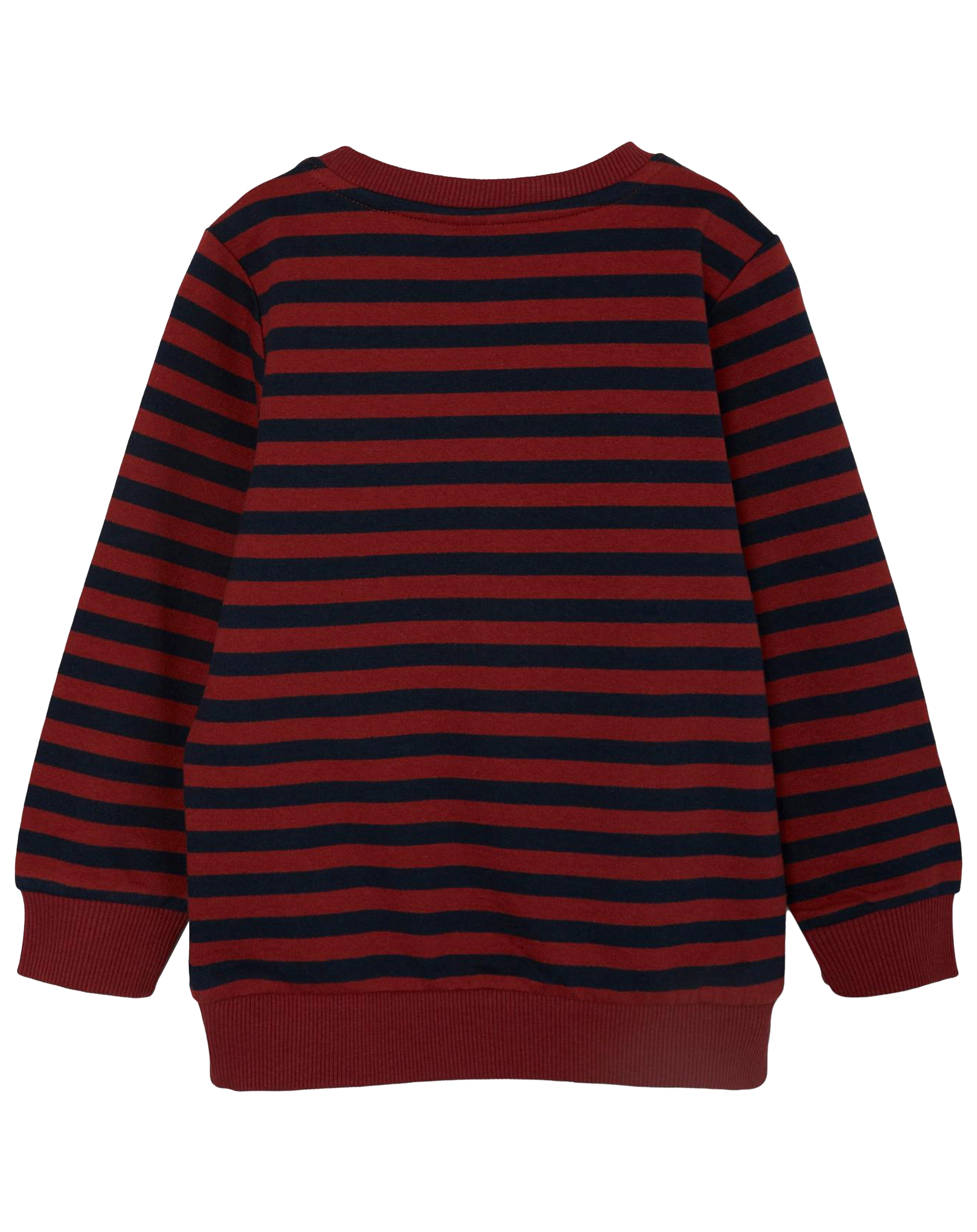 Sweatshirt NMMRANANHIPPO gestreift in rosewood