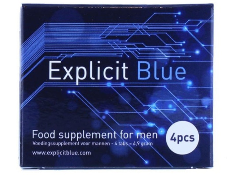 explicit blue Voor Mannen 4st