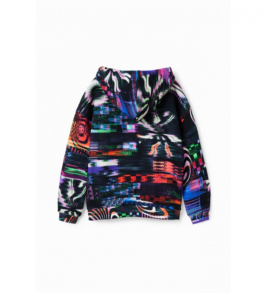 Moletom preto Desigual Aryeh Mickey