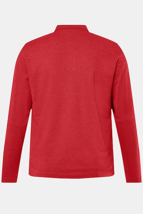 Men+ Poloshirt, Basic, Piqué, Langarm, bis 8 XL