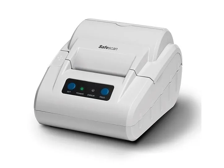 Safescan TP-230 - Etiketprinter - termisk linje - Rulle (5,8 cm) - 203 dpi - op til 60 mm/sek. - USB, seriel - sort
