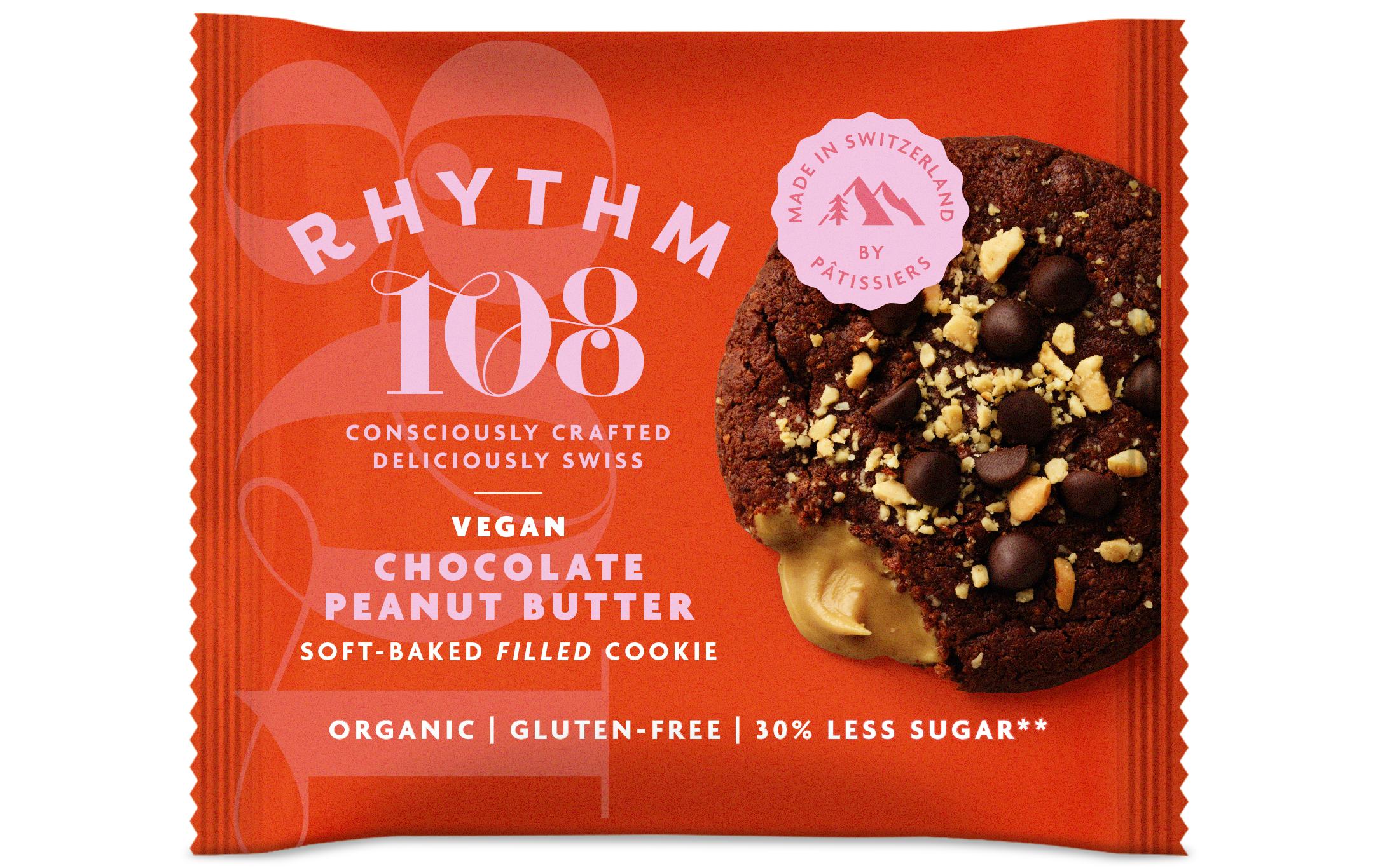 Guetzli Chocolate Peanut Butter 50 gSchokoladencookie gefüllt mit cremiger Erdnussbutter