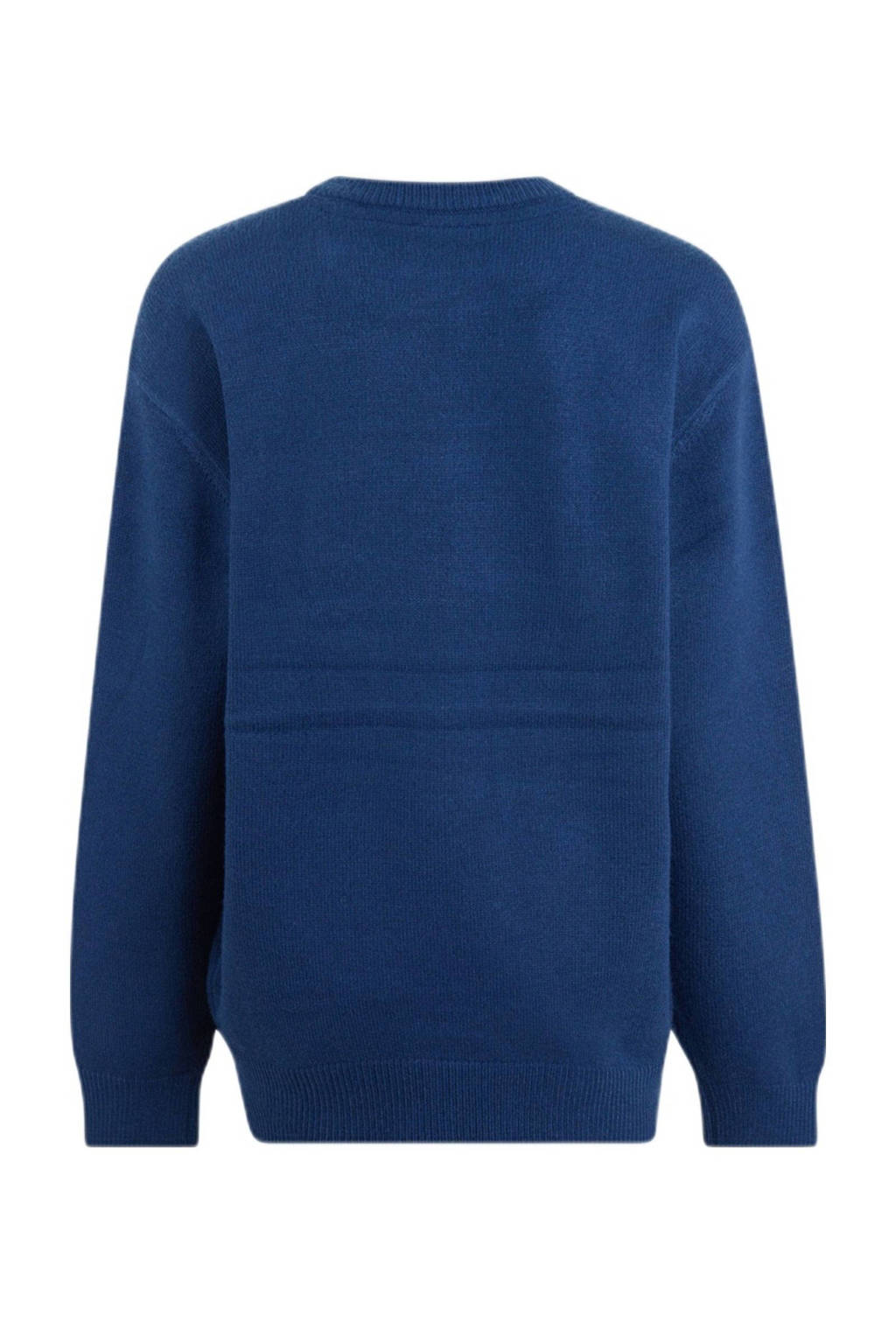 Shoeby trui blauw fijn gebreid