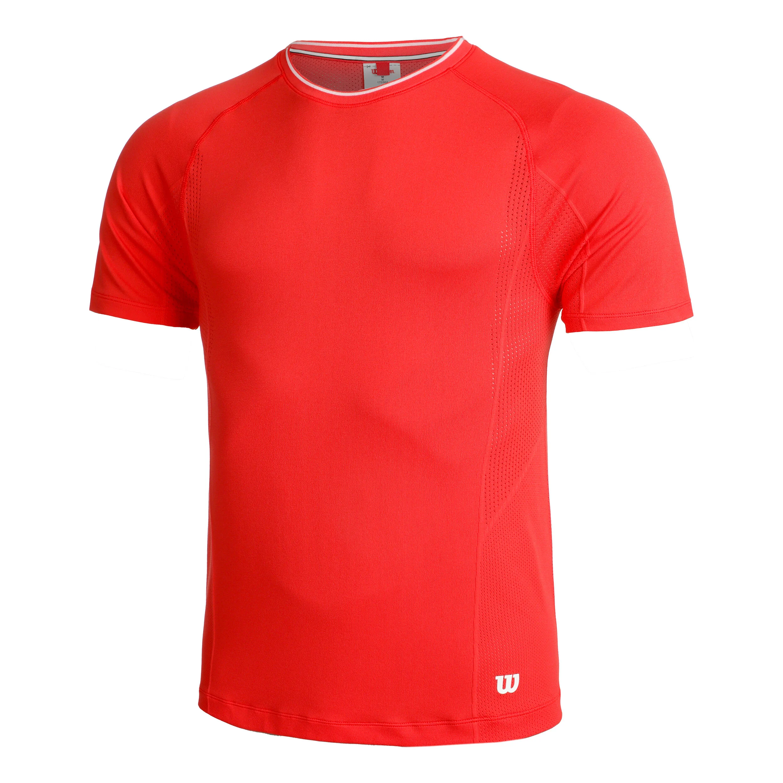 Wilson Players Seamless Crew 2.0 T-shirt Hommes - Rouge