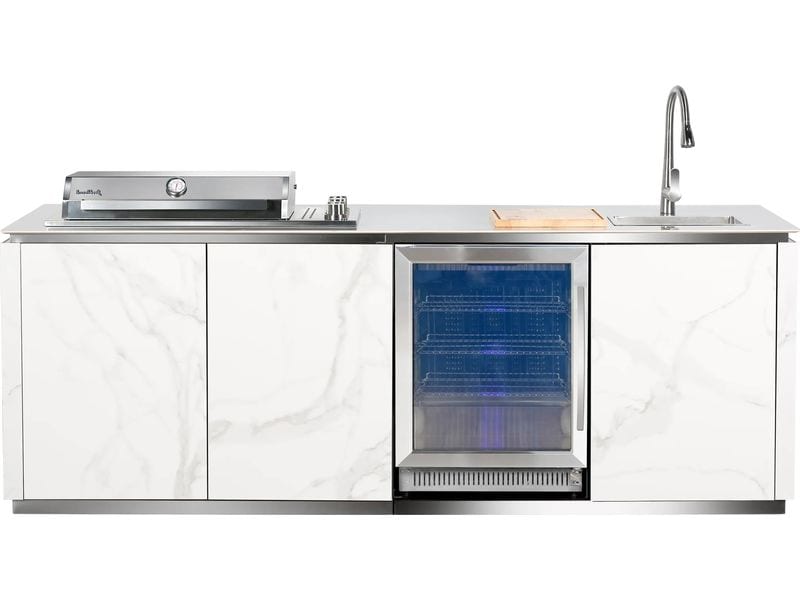 Buschbeck Outdoorküche Sheffield inkl. Haube, 254 x 110 x 1 Outdoorküche – die ideale Ergänzung für Ihre Terrasse
